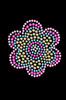 Multicolor Nailhead Flower  - Women's T-shirt