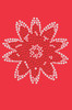 Red Rhinestone Flower - Women's T-shirt