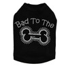 Bad to the Bone dog tank for large and small dogs.
4.75 x 3.25" design with clear rhinestones.