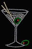 Martini (Silver Rhinestone)- Women's T-shirt