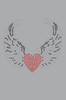 Heart with Wings #1  - Women's T-shirt