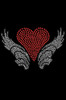 Heart with Wings #2 Adult T-shirt or Tank.