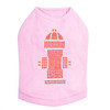 Fire Hydrant Rhinestone dog tank for large and small dogs.