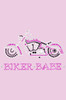 Biker Babe - Pink Motorcycle - Women's T-shirt