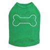 Bone - Rhinestone dog tank for large and small dogs.