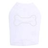 Bone - Rhinestone dog tank for large and small dogs.