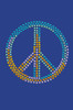 Peace Sign (Blue, Orange, Yellow, & Green) - Women's T-shirt