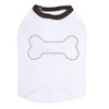 Bone - Rhinestud dog tank for large and small dogs.