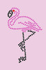 Pink Flamingo with Black Legs (Small) - Women's T-shirt