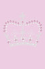 Crown #15 ( Pink, Silver & Clear) - Women's T-shirt