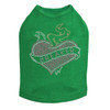 Heart Breaker Rhinestone Dog Tank