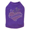 Heart Breaker Rhinestone Dog Tank