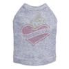 Heart Breaker Rhinestone Dog Tank