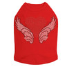 Heart with Wings #2 Rhinestone Dog Tank