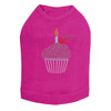 Cupcake rhinestone dog tank for large and small dogs.