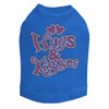 Hugs & Kisses Rhinestone Dog Tank