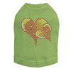 Red, Orange & Yellow Hearts Rhinestone Dog Tank