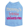 Mommy's Little Valentine Rhinestone dog tank for large and small dogs.