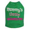 Mommy's Little Valentine Rhinestone dog tank for large and small dogs.