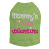 Mommy's Little Valentine Rhinestone dog tank for large and small dogs.