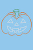 Jack-o-lantern Outline - Women's T-shirt