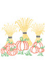 Hay Stacks & Pumpkins Bandanna