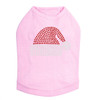Santa Hat - Pink Dog Tank
