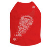 Santa Face with Snowflake Beard - Red Dog Tank