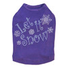 Let it Snow - Purple Dog Tank