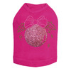Pink Glitter Ornament - Fuchsia Dog Tank