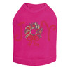 Joy Christmas Wreath - Fuchsia Dog Tank