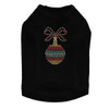 Red, Green, & Gold Christmas Ornament - Black Dog Tank