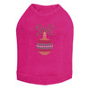 Red, Green, & Gold Christmas Ornament - Fuchsia Dog Tank
