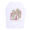 Red Christmas Gift - White Dog Tank