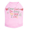 "Dear Santa I'm Doing the Best I Can" - Pink Dog Tank