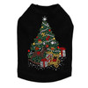 Christmas Tree #2 with Teddy Bear - Black Dog Tank