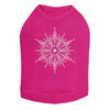 Snowflake #1 - Fuchsia Dog Tank