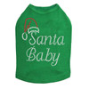 Santa Baby - Kelly Green Dog Tank
