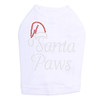 Santa Paws - White Dog Tank