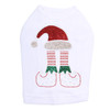 Christmas Elf - White Dog Tank