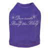 Dear Santa Bring the Bling - Purple Dog Tank