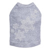 Rhinestone Snowflakes - Gray Dog Tank