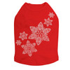 Rhinestone Snowflakes - Red Dog Tank