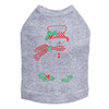 Snowman Outline - Gray Dog Tank
