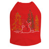Snowman in Trees - Red Dog Tank