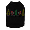 Two Snowmen in Trees - Black Dog Tank