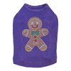 Gingerbread Man - Purple Dog Tank