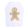 Gingerbread Man - White Dog Tank