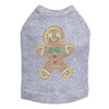 Gingerbread Man - Gray Dog Tank