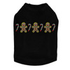 Gingerbread Men & Candy Canes - Black Dog Tank
